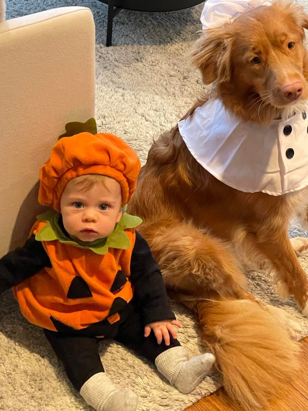 Penny and Harrison ready for Halloween