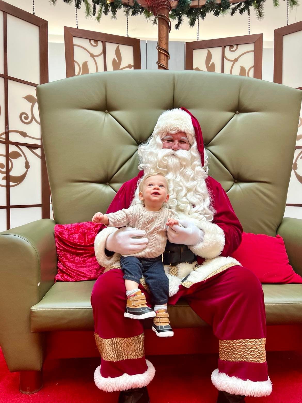 Harrison and Santa